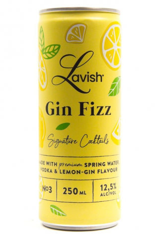 Lavish  Gin Fizz Signature Cocktail