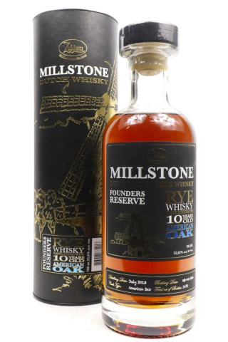 Millstone Rye Whisky Founders Reserve 10 Years 